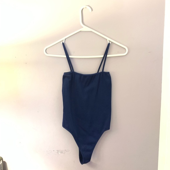 Pacsun PS Basics Womens Seamless Bodysuit Blue - Picture 2 of 5